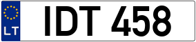 Truck License Plate